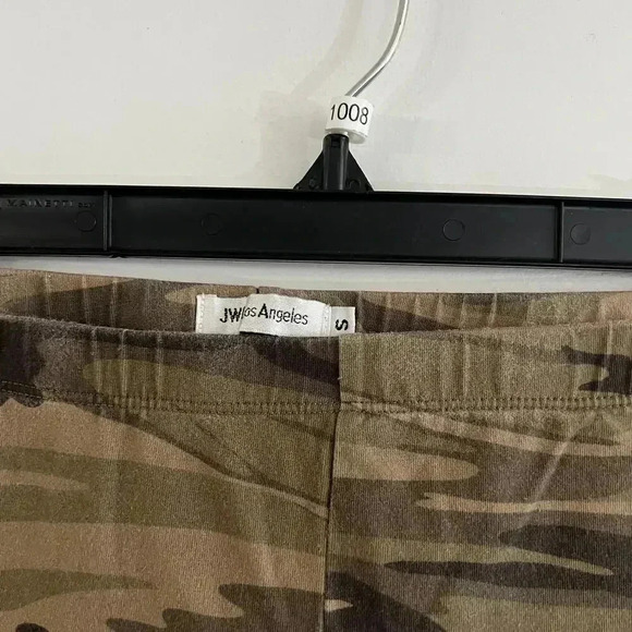 1008 Johnny Was Emboridered Camo Leggings Size Small Color Brown Green - Picture 2 of 4